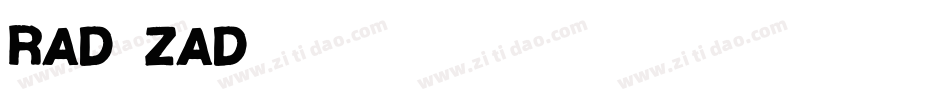 Rad Zad字体转换